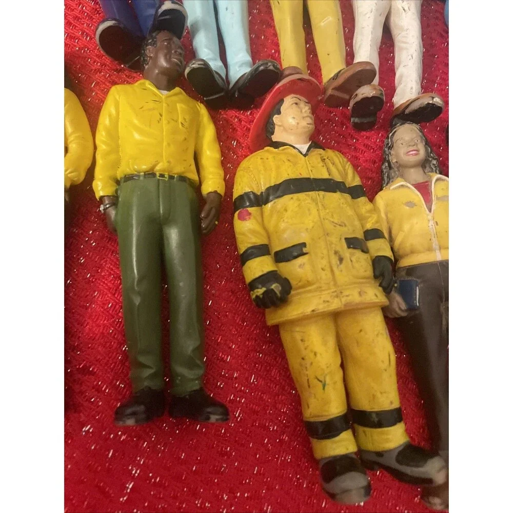 Lakeshore Block Play People Lot of 25 Community Workers Career Family Figures